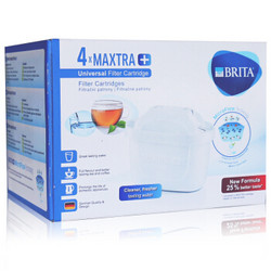 自营 好价 碧然德(BRITA)新升级标准版MAXTRA+滤芯4枚装 家用净水壶滤水壶净水器滤芯