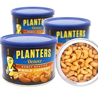 PLANTERS 绅士 蜜焗腰果 233g*4罐