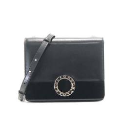 BVLGARI 宝格丽 Flap Cover 女士小牛皮拼色斜挎包