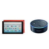 Amazon 亚马逊 Kindle Fire HD 10 平板电脑 32GB + Echo Dot套装