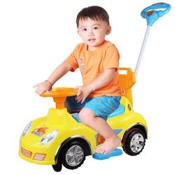 澳贝（AUBY） 益智玩具 欢乐扭扭车(黄) 婴幼儿童脚踏四轮推车悠悠摇摆车 1-3岁 464105DS *3件