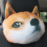 3D卡通汽车头枕护颈枕