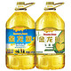 金龙鱼 食用油（阳光葵花籽油3.618L+玉米油3.618L）*3件+海天 黄豆酿造酱油 1.9L