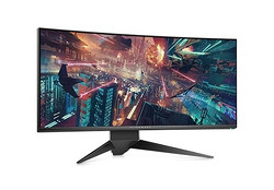 Alienware 34吋IPS曲面 G-Sync游戏显示器 3440X1440 AW3418DW