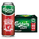 京东PLUS会员：Carlsberg 嘉士伯 特醇啤酒 利物浦特别纪念版 500ml*12听 *8件