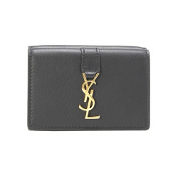 SAINT LAURENT 圣罗兰 2017新款 小牛皮女士短款钱包