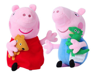 Peppa Pig小猪佩奇 佩奇乔治2只礼盒装（大号 30cm）