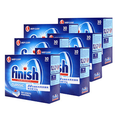 双11预售：亮碟 Finish 亮碟 洗碗机专用洗涤剂543g*6盒