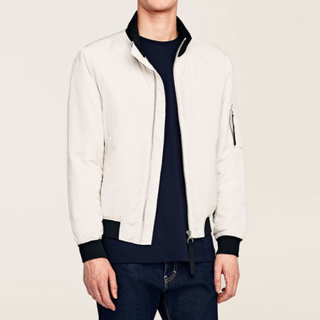 ZARA 05320310505 男士飞行员夹克