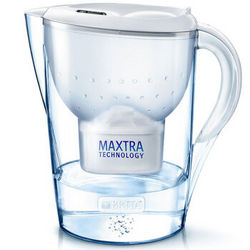 碧然德（BRITA）过滤净水器 家用滤水壶 净水壶 金典系列Marella xl 3.5L（白色）1壶1芯 *2件+凑单品