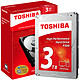 东芝(TOSHIBA)P300系列 3TB 7200转64M SATA3 台式机硬盘(HDWD130)