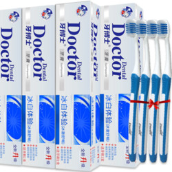 牙博士 牙膏（4支105g+4牙刷）