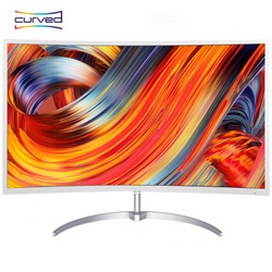 飞利浦（PHILIPS）23.6英寸 1800R曲面 广色域NTSC110%不闪屏 HDMI接口 电脑液晶显示器248E8QHSW