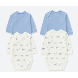 优衣库  UNIQLO 优衣库 402124 圆领连体衣 2件装