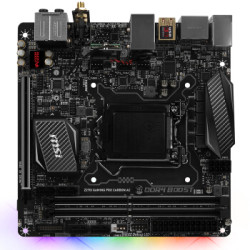 微星(MSI)Z270I GAMING PRO CARBON AC主板(Intel Z270/LGA 1151)带GAMING无线网卡carbon