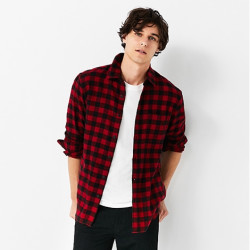 优衣库 UNIQLO 优衣库 401839 男士法兰绒衬衫