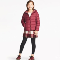 双11预告：优衣库 UNIQLO 优衣库 WARM PADDED 400003 儿童轻型羽绒服