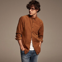 优衣库 UNIQLO 优衣库 401452 男士灯芯绒衬衫
