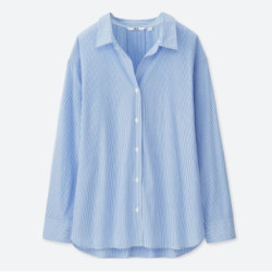 优衣库 UNIQLO 优衣库 402669 女士长绒棉衬衫