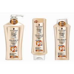 Schwarzkopf 施华蔻 多效修护19洗护套装（洗发水 600ml + 400ml + 护发素 400ml） *2件