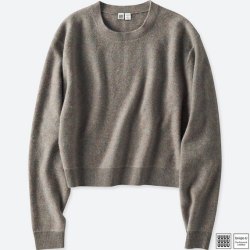 优衣库 UNIQLO 优衣库  U系列 403724 女士羊仔毛针织衫
