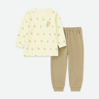 优衣库 UNIQLO 优衣库 UT 404119  小童DPJ弹力细摇粒绒睡衣套装