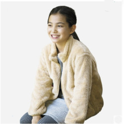 优衣库 UNIQLO 优衣库 400023 儿童长粒绒拉链夹克