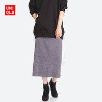 优衣库 UNIQLO 优衣库 400573 女士羊毛混纺半身裙