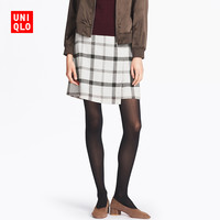 优衣库 UNIQLO 优衣库 400573 女士羊毛混纺半身裙