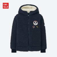 双11预告：优衣库 UNIQLO 优衣库 UT 406257 大童款DPJ摇粒绒连帽外套