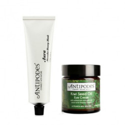 ANTIPODES 奇异果籽油滋养修复眼霜 30ml + 麦卢卡蜂蜜滋养修复面膜 75ml 