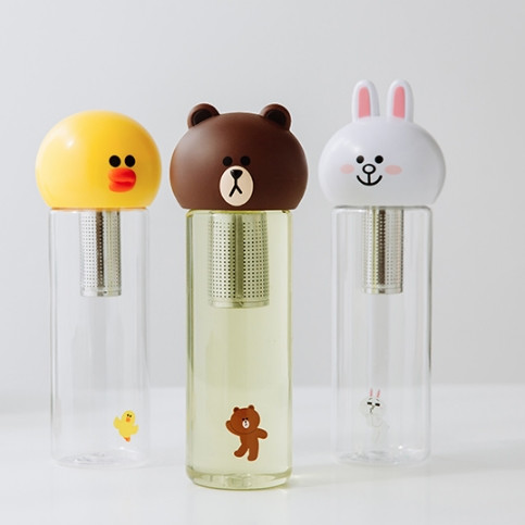 双11预售：LINE FRIENDS  过滤式茶叶杯 
