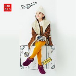 优衣库 UNIQLO 优衣库 BLOCKTECH 401405 大童摇粒绒大衣 