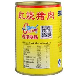 古龙食品 肉罐头 下饭菜 红烧猪肉397g *8件+凑单品