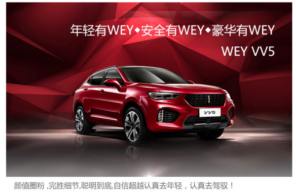 WEY VV5 线上专享优惠