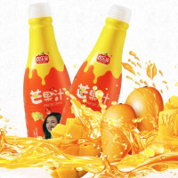 欢乐家 生榨芒果汁 1L*6瓶