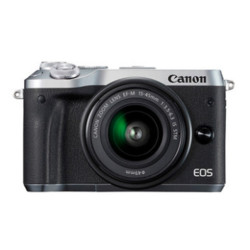 佳能（Canon）EOS M6（15-45）微型可换镜数码相机 银色