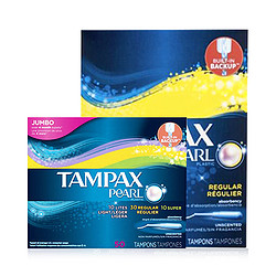 Tampax 丹碧丝 珍珠塑胶导管式卫生棉条 50支混合装