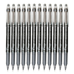 百乐（PILOT） BL-P50/P500 财务用笔（0.5mm）黑色（12支装） *6件