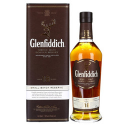 格兰菲迪（Glenfiddich）18年苏格兰达夫镇单一麦芽威士忌700ml *2件