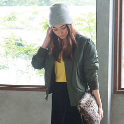 优衣库 UNIQLO 优衣库 400706 MA-1 女士军旅式茄克