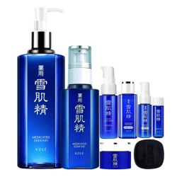 SEKKISEI 雪肌精 大容量精品礼盒（化妆水450ml+乳液130ml+6件组)+赠品 