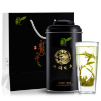 农庄有约 正宗西湖龙井茶 绿茶 明前特级龙井 黑罐 100g *2件