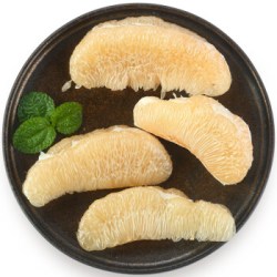 五丰 美仑达 精品琯溪蜜柚 白心柚子2粒装 2kg-2.5kg 简致塑袋装