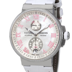 ULYSSE NARDIN 雅典 Marine系列 1183-126B/470 女士机械腕表