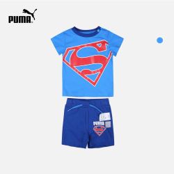 PUMA 彪马 Superman 591285 儿童短袖套装 