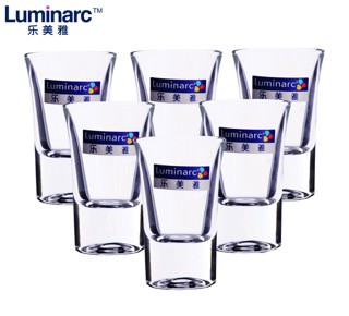 Luminarc 乐美雅 无铅玻璃白酒杯 50ml 6件套