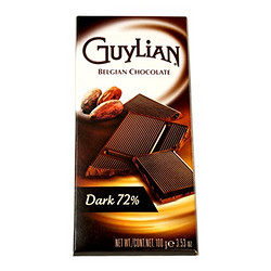 Guylian 吉利莲 72%醇黑巧克力排块 100g