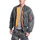 限XS码、中亚Prime会员：ALPHA INDUSTRIES MA-1 男士飞行员夹克