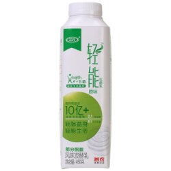 三元 轻能优酪乳 原味酸奶450g （两件起售） *21件+凑单品